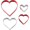 Juego de cortadores de galleta de corazones "Nesting Heart" Wilton