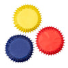Capacillos mini cupcake en colores primarios