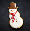 Cortador de galleta de muñeco de nieve