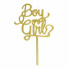 Letrero para pastel "Boy or Girl"
