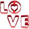 Cortadores de galleta LOVE Wilton