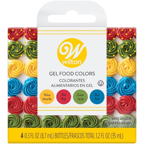 12 Colorantes Alimentarios En Gel Wilton Para Glaseado Icing