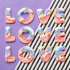 Cortadores de galleta LOVE Wilton